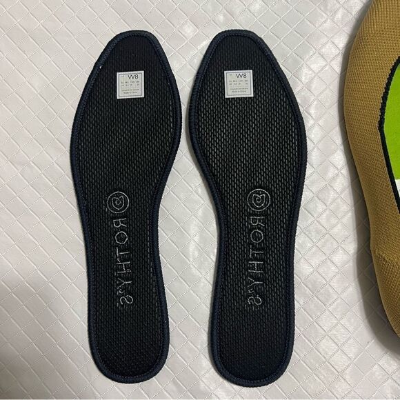 ROTHY’S Chai The Square Flats Limited Edition Retired Size 8 NEW - Picture 13 of 15